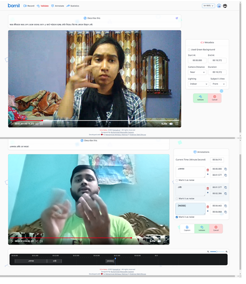 Illustration for Bornil : An open-source sign language data crowdsourcing platform for AI enabled dialect-agnostic communication